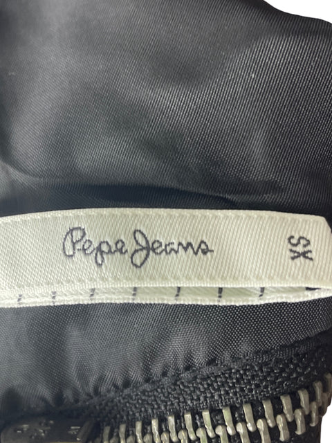 Falda Pepe Jeans Cuero Mini Negro - Talla XS