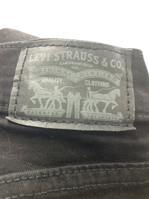 Pantalón Levi's Recto Wide leg Bolsillo Negro - Talla 26