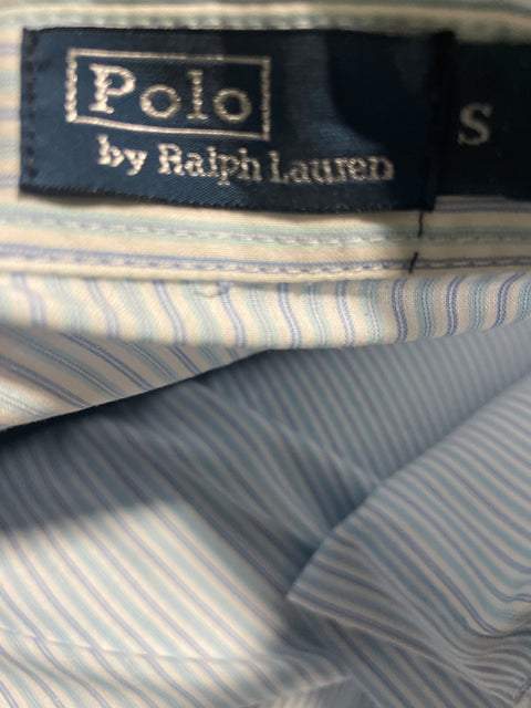 Blusa Polo Ralph Lauren Liso Manga larga Rayas Azul - Talla S