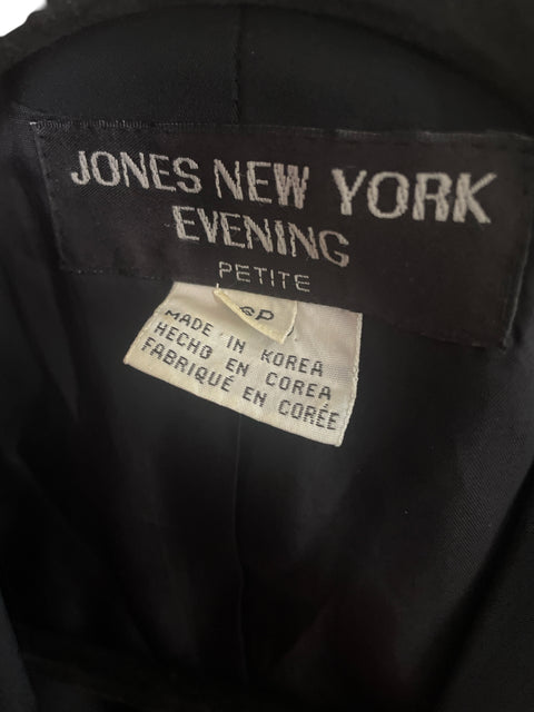 Chaqueta Jones New York Crop Manga larga Satinado Negro - Talla S