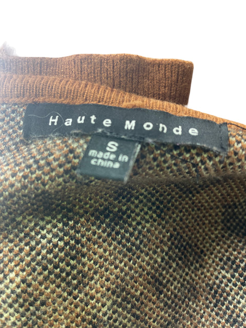 Chaqueta Haute Monde Estampado Animal print Liso Marrón - Talla S