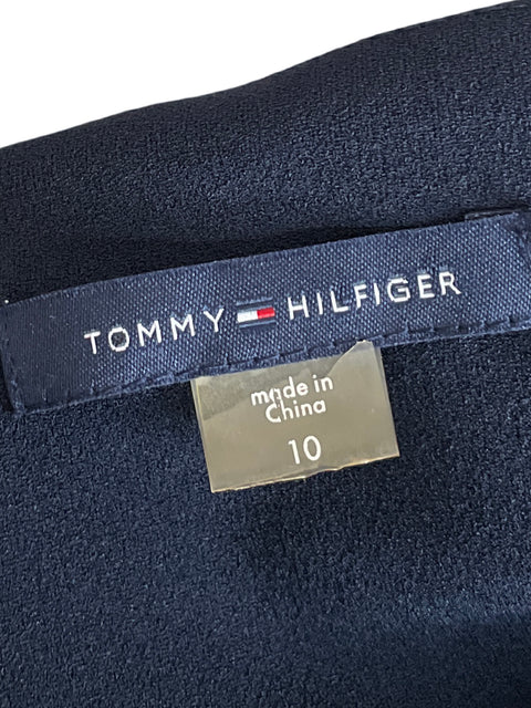 Vestido Tommy Hilfiger Rayas Azul - Talla 10
