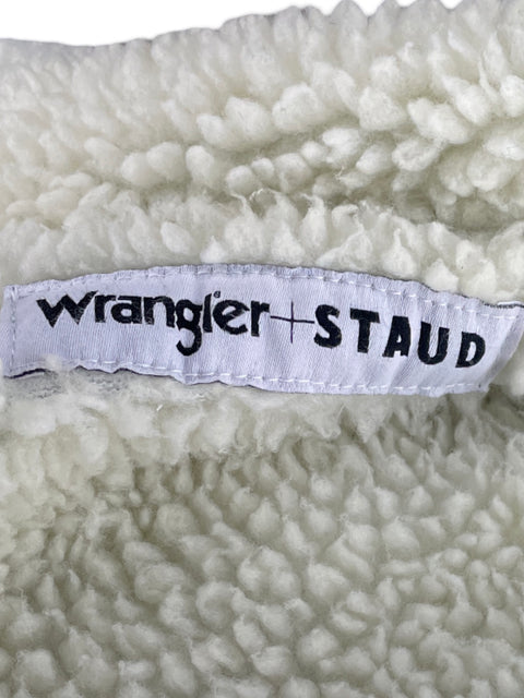 Chaqueta Wrangler X Staud Reversible Azul - Talla M