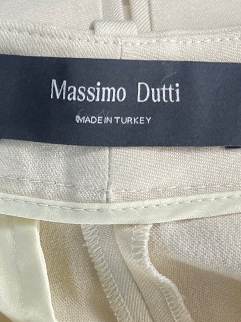 Pantalón Massimo Dutti Relaxed fit Beige - Talla 6