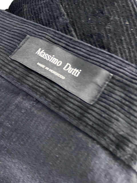 Pantalón Massimo Dutti Canale Recto Negro - Talla 4