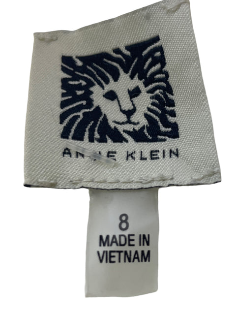 Chaqueta Anne Klein Abierto Botones Manga larga Azul - Talla 8