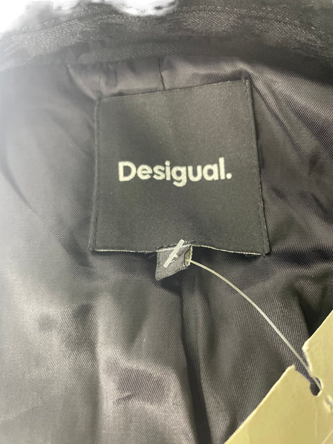 Chaqueta Desigual Estampado Abierto Manga larga Negro - Talla L