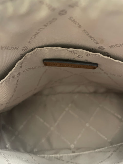 Cartera Michael Kors Zipper Cadena Bandolera Marrón - Talla U