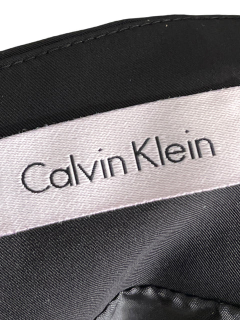 Vestido Calvin Klein Midi Plisado Negro - Talla S