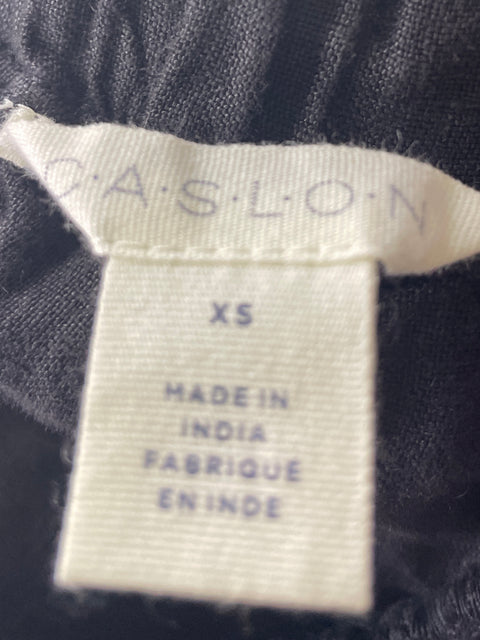 Pantalón Caslon Bombacho Bolsillo Elastico Negro - Talla XS
