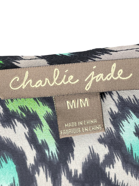 Romper Charlie Jade Estampado Gris - Talla M