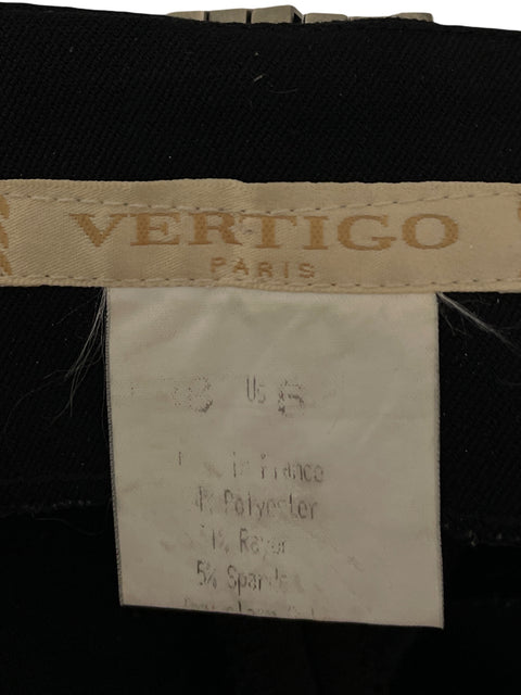 Pantalón Vértigo Paris Abalorios Negro - Talla S