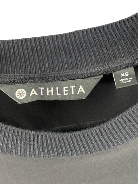 Blusa Athleta Cuello redondo Negro - Talla S