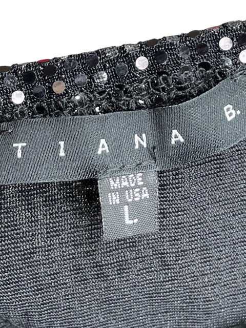 Blusa Tiana B Lentejuelas Negro - Talla L