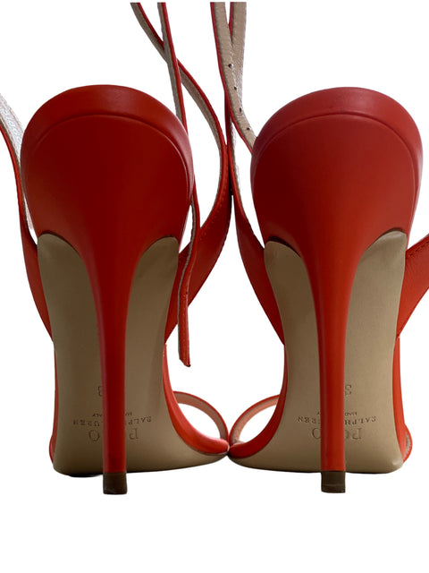 Tacón Ralph Lauren Tacón alto Naranja - Talla 38