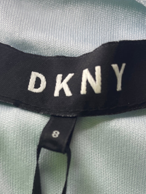 Vestido Dkny Sin mangas Suelto Liso Azul - Talla 8