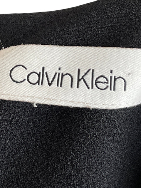 Vestido Calvin Klein Midi Cuello redondo Negro - Talla S
