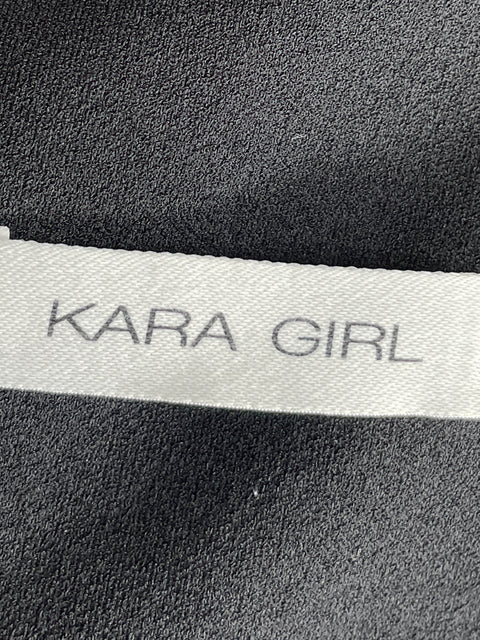 Vestido Kara Girl Bordado Floral Negro - Talla S