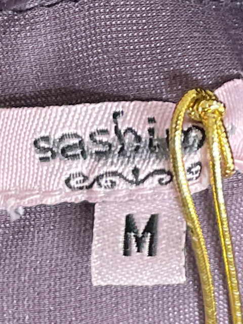 Blusa Sashin Terciopelo Morada - Talla M