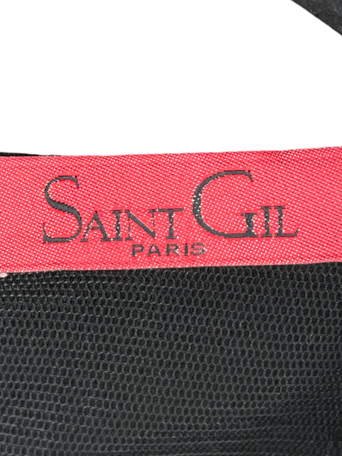Blusa Saint Gil Paris Transparente Negro - Talla L