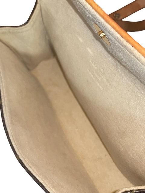 Cartera Louis Vuitton Monogram Pochette Florentine Marrón - Talla U
