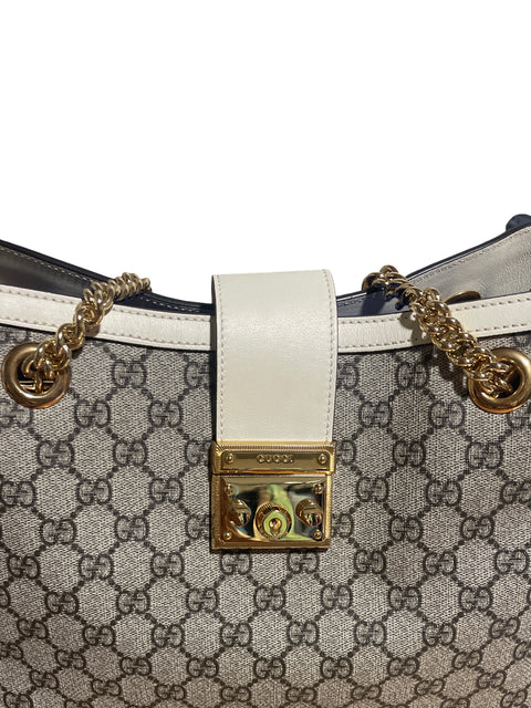 Cartera Gucci Monogram Beige - Talla U