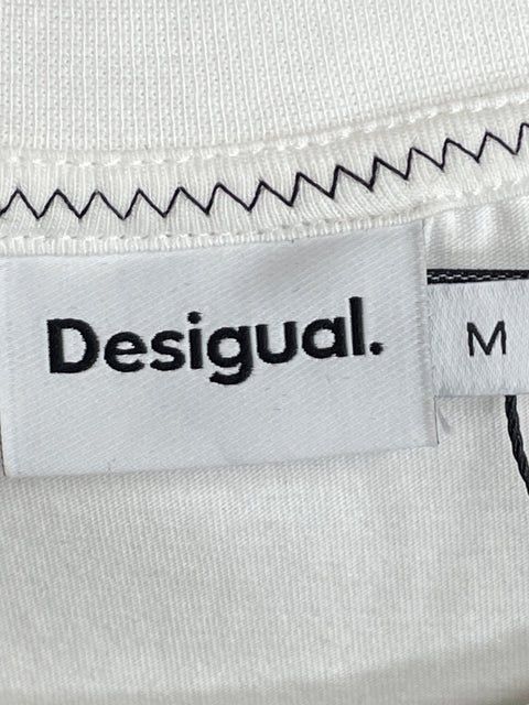 Blusa Desigual Estampado Blanco - Talla M