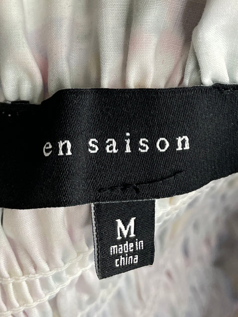 Vestido En Saison Estampado Floral Azul - Talla M