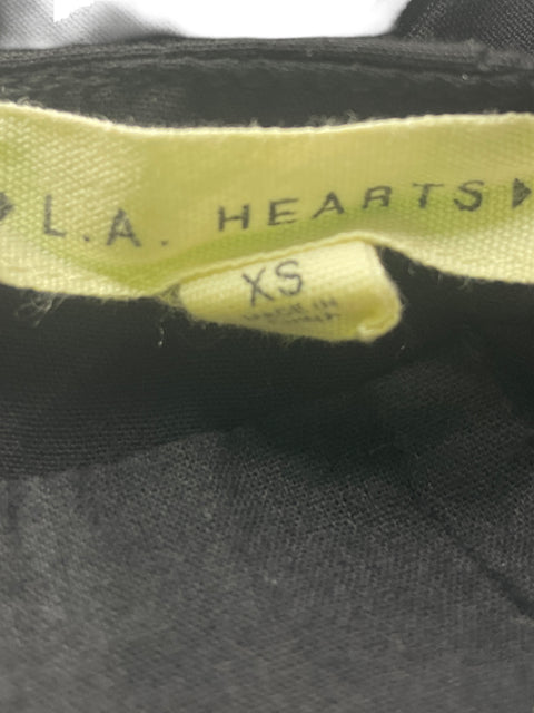 Falda L.a Hearts Liso Cordon Mini Negro - Talla XS