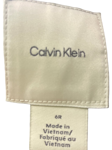 Pantalón Calvin Klein Recto Bolsillo Wide leg Azul - Talla 6