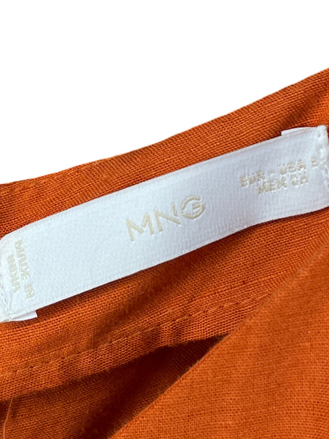 Mono Mango Mangas Abullonadas Naranja - Talla 6