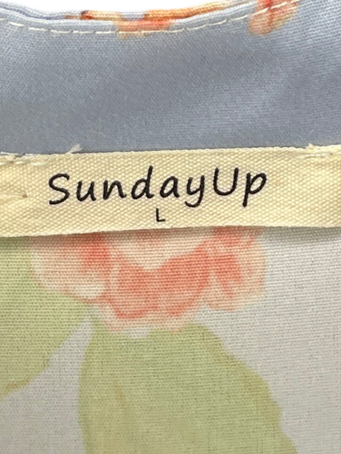 Vestido Sundayup Estampado Floral Azul - Talla L