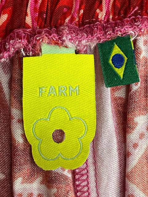 Vestido Farm Estampado Romance de tucano Rosado - Talla S