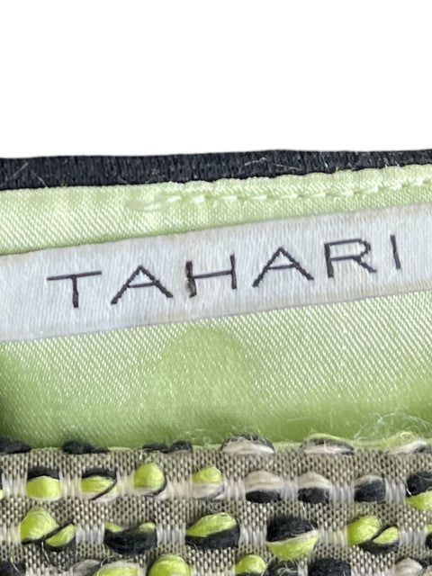 Vestido Tahari Midi Sin mangas Verde - Talla M