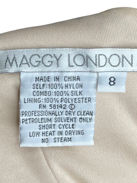 Vestido Maggy London Encaje Negro - Talla 8