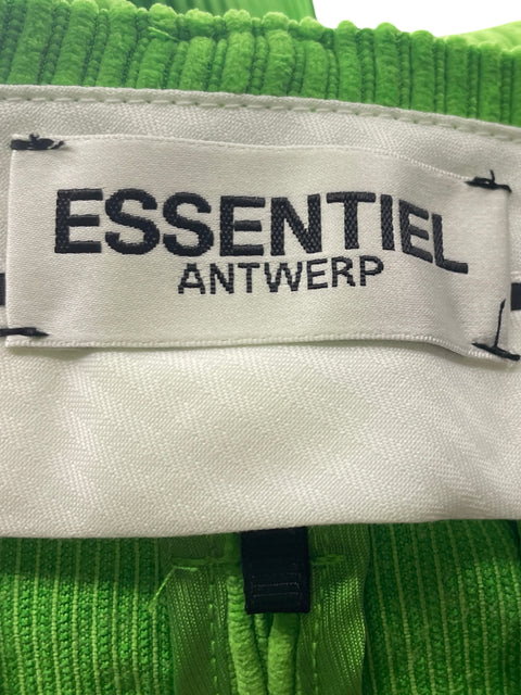 Pantalón Essentiel Recto Wide-leg Suelto Verde - Talla M