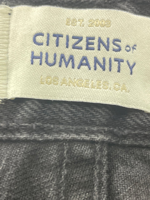 Short Citizens Of Humanity Mini Amarrado Cinta Negro - Talla S