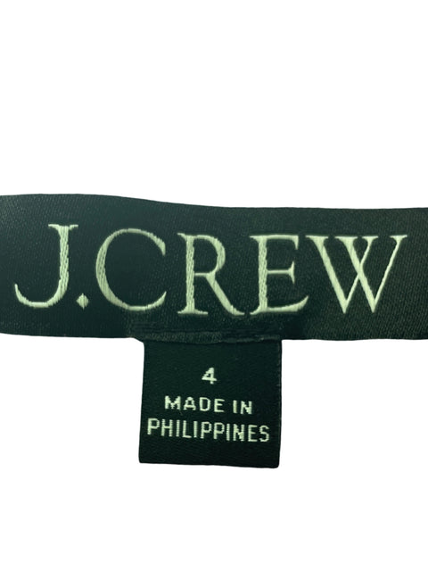 Vestido J Crew de Algodón Midi Sin mangas Liso Rosado - Talla 4