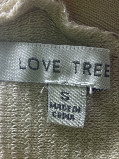 Blusa Love Tree Tiras Cruzado Liso Beige - Talla S