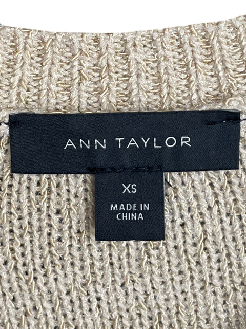 Blusa Ann Taylor Beige - Talla XS