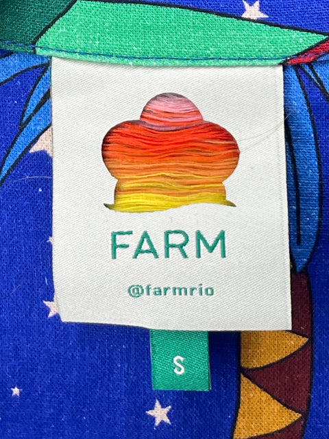 Romper Farm Estampado Colorful forest Azul - Talla S