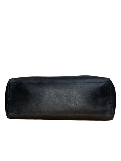 Cartera Tory Burch Emerson Center Zip Tote Negro - Talla U
