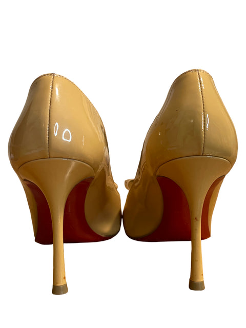 Calzado Christian Louboutin Just Nodo 85mm Bow Pumps Beige - Talla 37