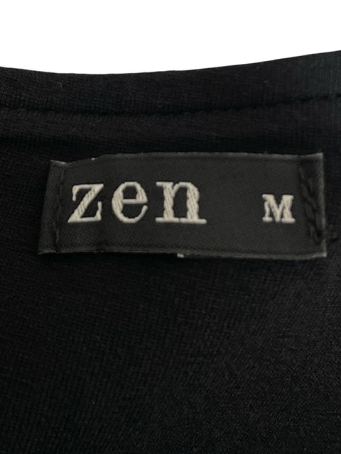 Mono Zen Asimétrico Bota ancha Negro - Talla M