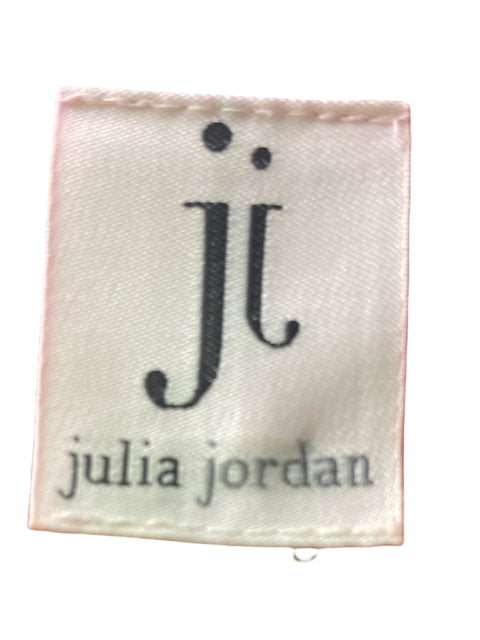 Vestido Julia Jordan Ruchas Manga corta Liso Rosado - Talla S