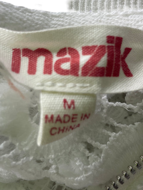 Chaqueta Mazik Tejido Troquelado Manga larga Blanco - Talla M