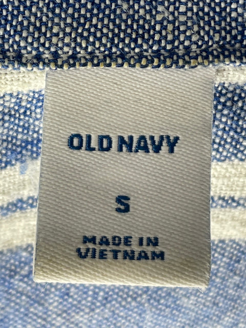 Vestido Old Navy Rayas Midi Azul - Talla S