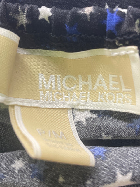 Blusa Michael Kors Cadena Estampado Estrella Negro - Talla M