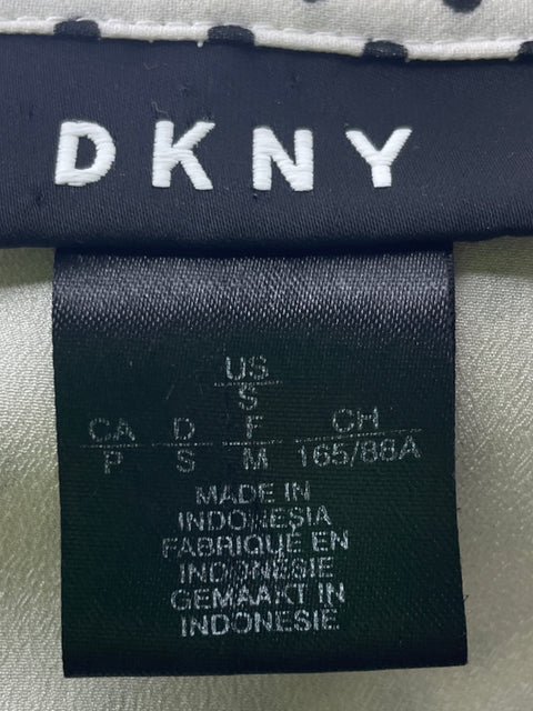 Blusa Dkny Estampado Lunares Manga larga Negro - Talla S