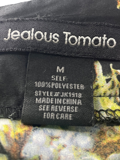 Falda Jealous Tomato Estampado Asimétrico Negro - Talla M